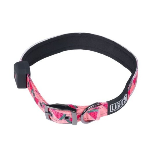 Hundehalsbånd Light5 Doggo Led Collar Pink S Hundehalsbånd Light5 Doggo Led Collar Pink S