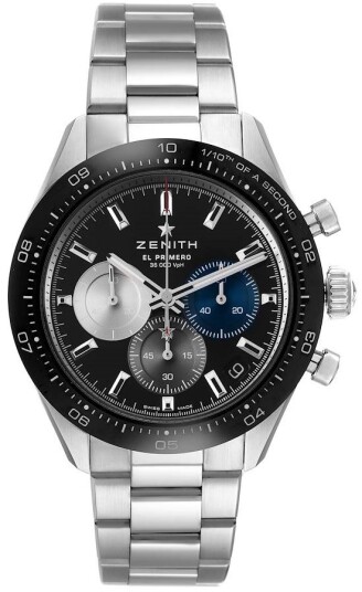 Zenith Herreklokke 03.3100.3600 21.M3100 El Primero Sort/Stål Ø41 mm