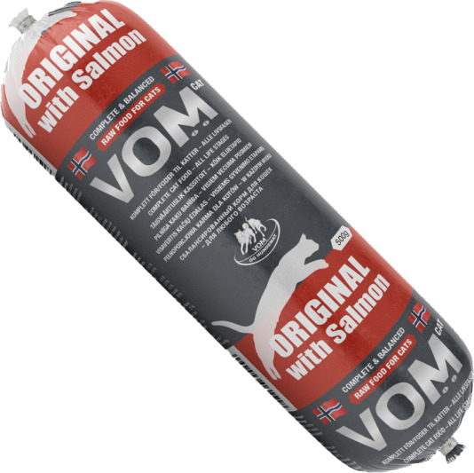Vom Katt Laks Pølser 500 Gr Vom Katt Laks Pølser 500 Gr