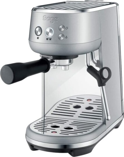 Sage The Bambino Espressomaskin 9 bar med melkeskummer i børstet rustfritt stål Sage The Bambino Espressomaskin 9 bar med melkeskummer i børstet rustfritt stål