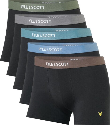 Lyle & Scott Boksershorts Henrick Trunk 5 pack Svart