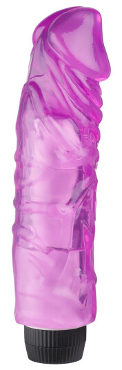 baseks Realistisk Multispeed Lilla Dildovibrator XL     - Lilla