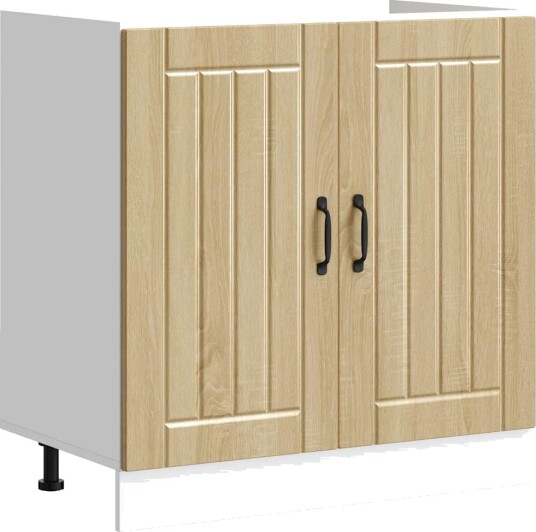 Vask underskap Lucca sonoma eik konstruert tre 8721158420367