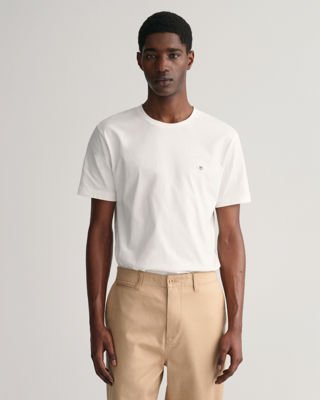 Klassisk t-skjorte i regular-fit WHITE XXS