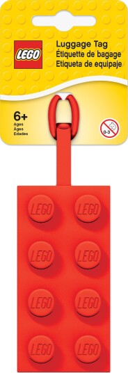 LEGO Lego Iconic, Bagagemærke, Rød - Red - ONE SIZE LEGO Lego Iconic, Bagagemærke, Rød - Red - ONE SIZE