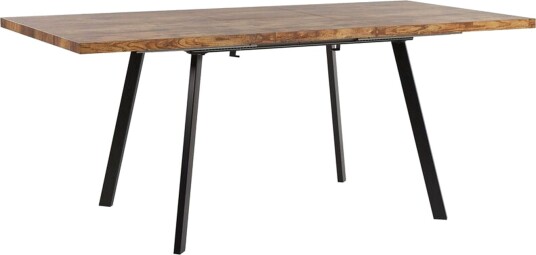 Housham Spisebord 180 cm Sammenleggbart - Lysebrun/Svart