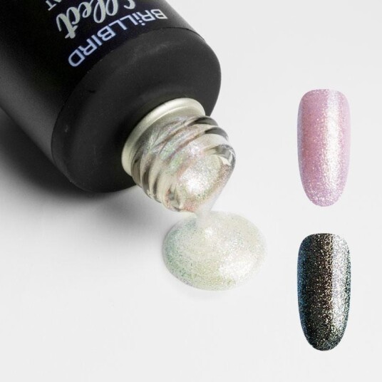 Brillbird Norge Effect Top Coat 4 ml Golden