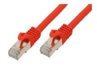 BASIC-S Patchkabel S/FTP PIMF Rohkabel Cat.7 rot 1,0m
