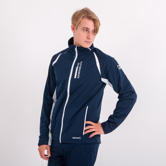 Cutter & Buck North Shore Blå Golf regnjakke herre Navy (580) Small