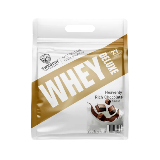 Swedish Supplements Whey Protein Deluxe Chocolate Fudge 900 g Swedish Supplements Whey Protein Deluxe Chocolate Fudge 900 g