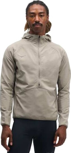 Hoka Skyglow 1/2 Zip Herre Plgy/Pebble Grey XL