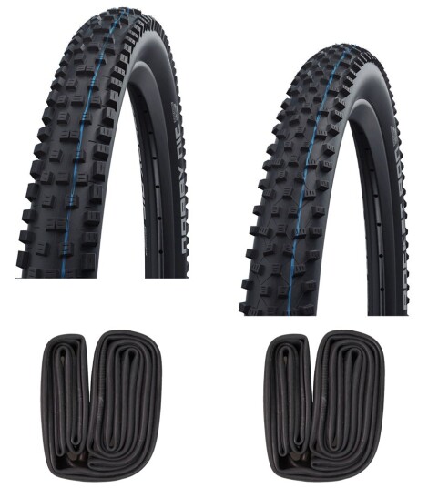 2 Dekk + 2 Slanger Schwalbe Nobby Nic Og Rocket Ron 29 x 2,25"Med Presta Ventil