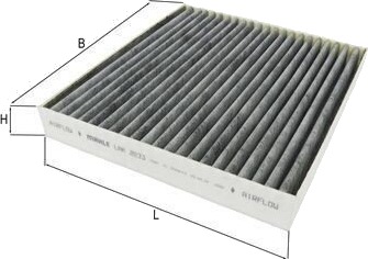 MAHLE LAK 2033 Kupefilter MAHLE LAK 2033 Kupefilter