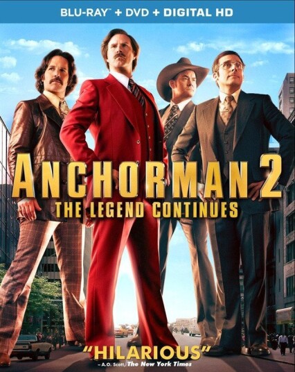 Anchorman 2: The Legend Continues (2013) Bluray