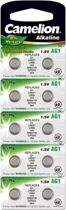 Camelion AG1 Knappcellebatteri 10-pack Camelion AG1 Knappcellebatteri 10-pack