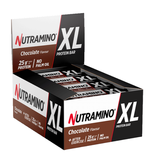 Nutramino XL Proteinbar, 16x74g - Chocolate Nutramino XL Proteinbar, 16x74g - Chocolate