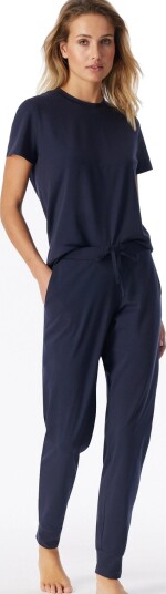 Schiesser Long Pants Navy L