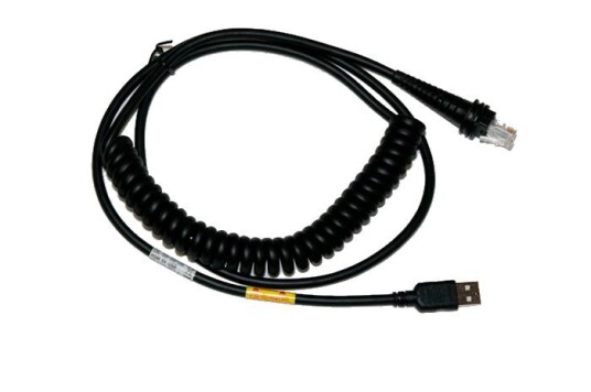 HONEYWELL Cable USB black Type A 3m coiled 5V host power.