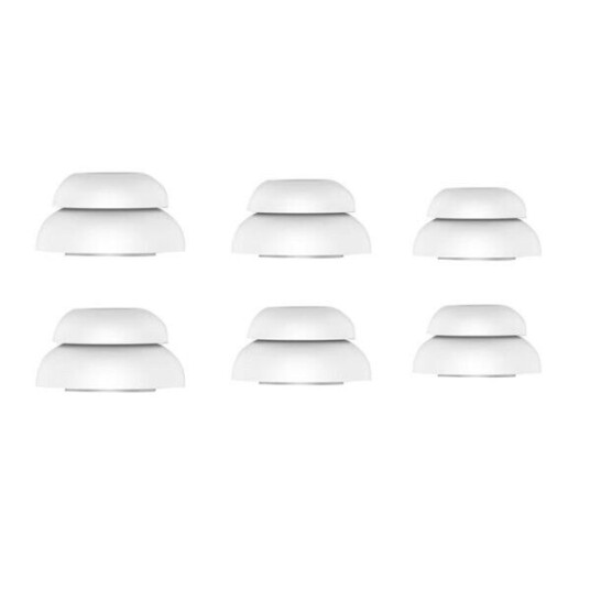 Silikonputer for AirPods Pro / Pro 2 størrelse: S+M+L Hvit Silikonputer for AirPods Pro / Pro 2 størrelse: S+M+L Hvit