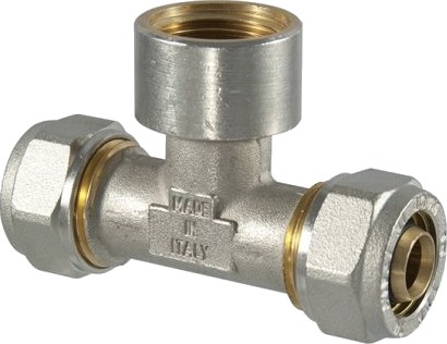 Tdm Brass T-Stykke 26X3/4X26 3,0 Mm