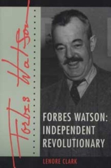 Forbes Watson