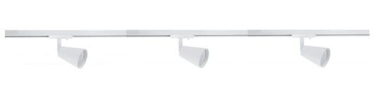 Other Brand Bocca spotskinne 3 spotter 1 meter - Pure White
