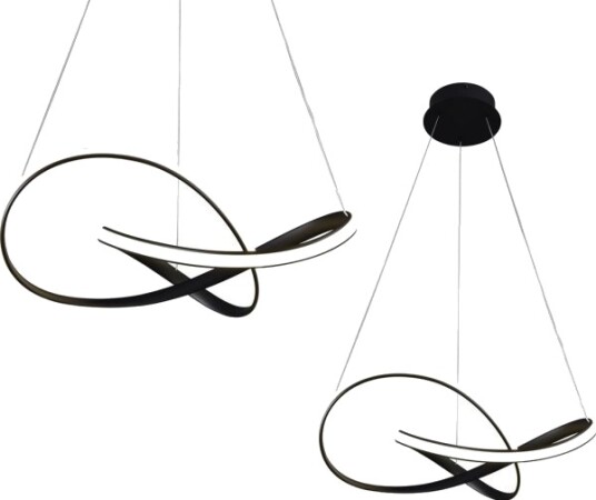 Milagro Pendellampe Moderne Led Taklampe Sort Milagro Ml6771 Milagro Pendellampe Moderne Led Taklampe Sort Milagro Ml6771