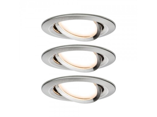 Paulmann 934.47 Indbygget Lysplade 3 PæreR Led 2700 K 650 Lm Metallic