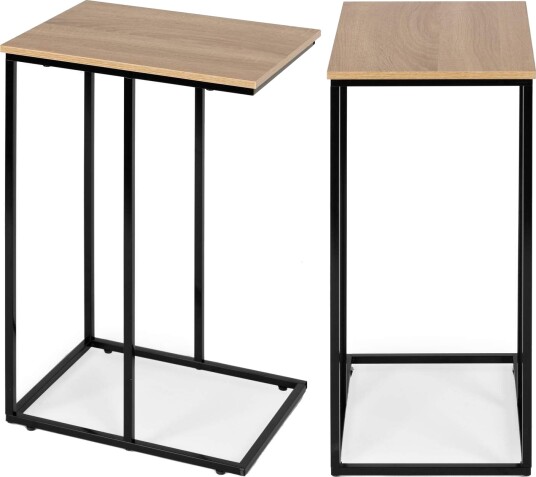 Mobilt bærbart sidebord med metallramme Mobilt bærbart sidebord med metallramme