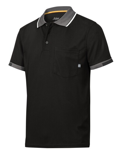 Snickers Workwear 2724 AllroundWork Pikéskjorte Svart Klær