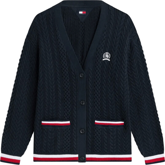 Tommy Jeans | Tjw Rwb Tipping Ovs Cardigan | L