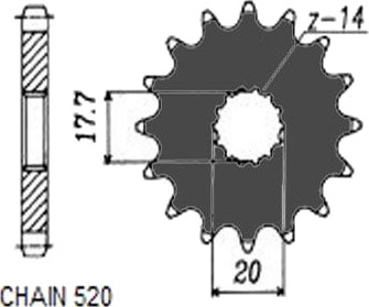 SUNSTAR 345-13 Kjededrev SUNSTAR 345-13 Kjededrev