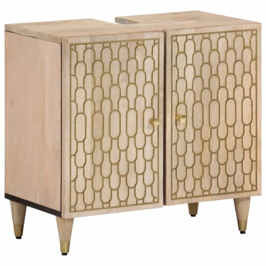 Servantskap 62x33x58 cm heltre mango Servantskap 62x33x58 cm heltre mango