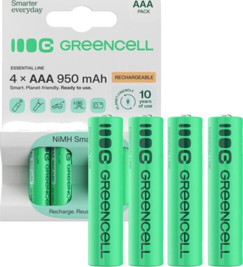 Green Cell AAA 950mAh 1.2V - 4-pakk Green Cell AAA 950mAh 1.2V - 4-pakk