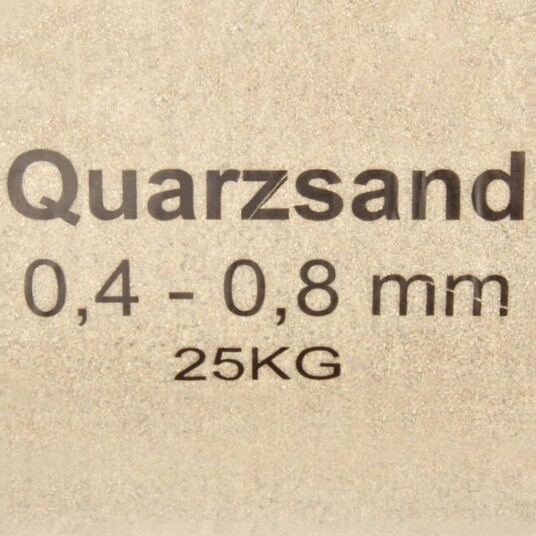 vidaXL Filtersand 25 kg 0,4-0,8 mm vidaXL Filtersand 25 kg 0,4-0,8 mm