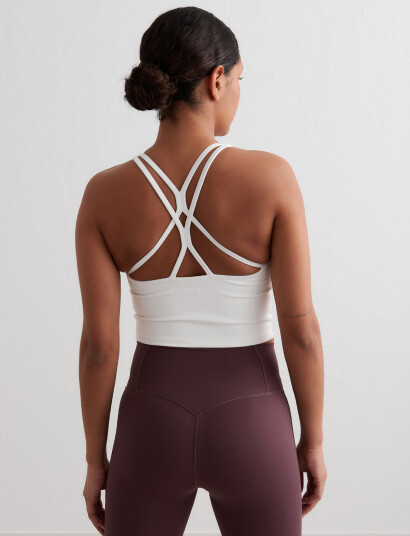 aim´n Sculpting Strappy Bralette   White   XS