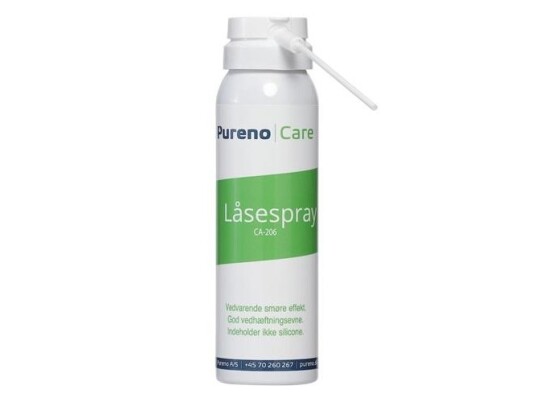 Låsespray 100Ml Spray. Langtidssmøreeffekt. Særdeles God Vedhæftning. Produktet Indeholder Grafit Og Ikke Silicone. Låsespray 100Ml Spray. Langtidssmøreeffekt. Særdeles God Vedhæftning. Produktet Indeholder Grafit Og Ikke Silicone.
