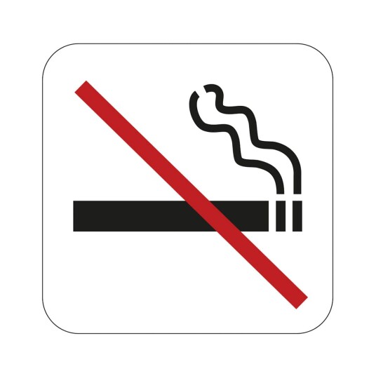 Habo Skilt No Smoking Selvklebende