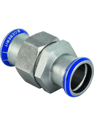 Geberit mapress stainless steel union with union nut made of crni steel: 35mm Geberit mapress stainless steel union with union nut made of crni steel: 35mm
