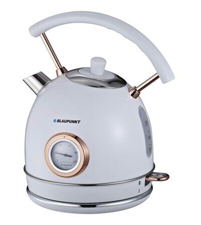 Blaupunkt EKS802WH Vannkoker 1,8L 3000W Hvit med Rustfritt Stål Blaupunkt EKS802WH Vannkoker 1,8L 3000W Hvit med Rustfritt Stål