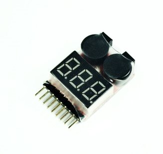 Bronto Buzzer 2s-8s LiPo Alarm & Voltage tester