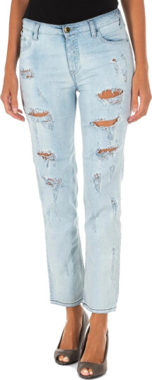MET Dame Jeans Blå W24,
