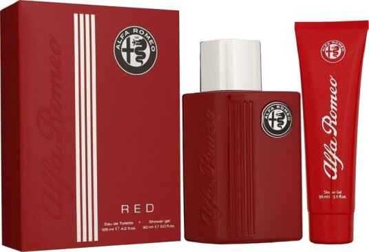 Giftset Alfa Romeo Red Edt 125ml + Shower Gel 90ml