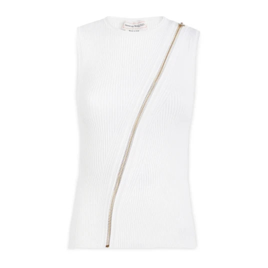 Alexander McQueen Dame Topper Hvit S, Alexander McQueen Dame Topper Hvit S,