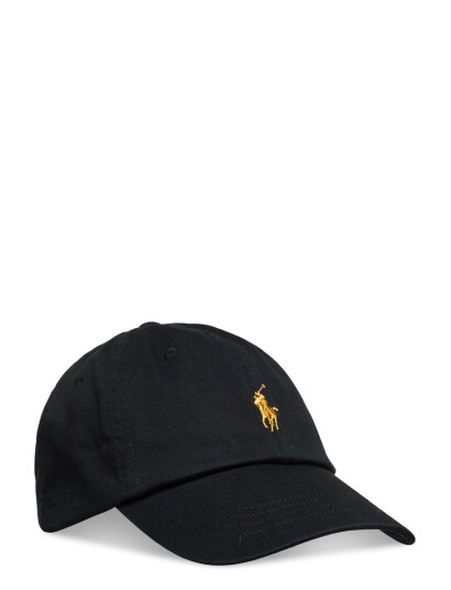 Polo Ralph Lauren Cotton Twill Ball Cap - Black - ONE SIZE Polo Ralph Lauren Cotton Twill Ball Cap - Black - ONE SIZE