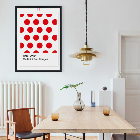 Pantone Maillot PoisRouges av Plakatwerket Pantone Maillot PoisRouges av Plakatwerket
