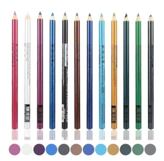 12 stk Eyeliner Lipliner øyeblyant leppeblyant makeup