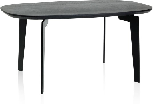 Fritz Hansen - Fh21 Join 47x76 Cm Klarlackad Sofabord Svart Metall/tre