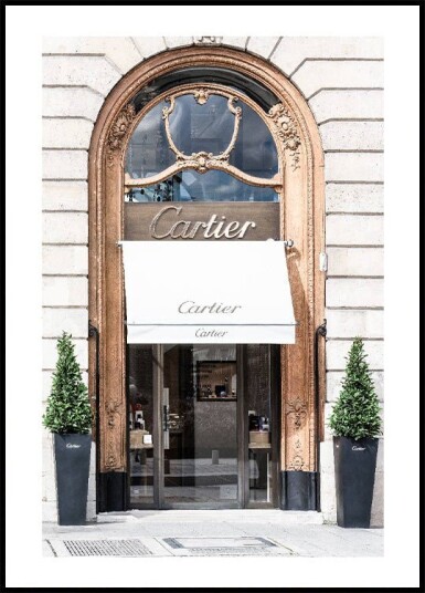 Cartier Shop Plakat Plakat / 70x100cm