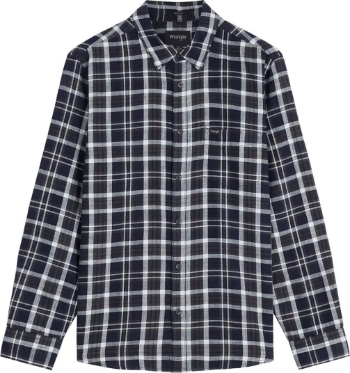 Wrangler 1 Pkt Shirt Navy XXL Wrangler 1 Pkt Shirt Navy XXL